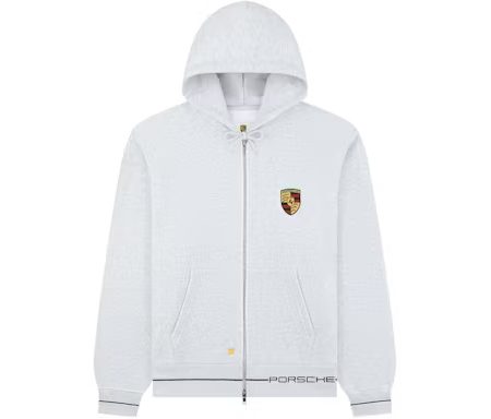 Aime Leon Dore x Porsche Grey Full Zip Hoodie